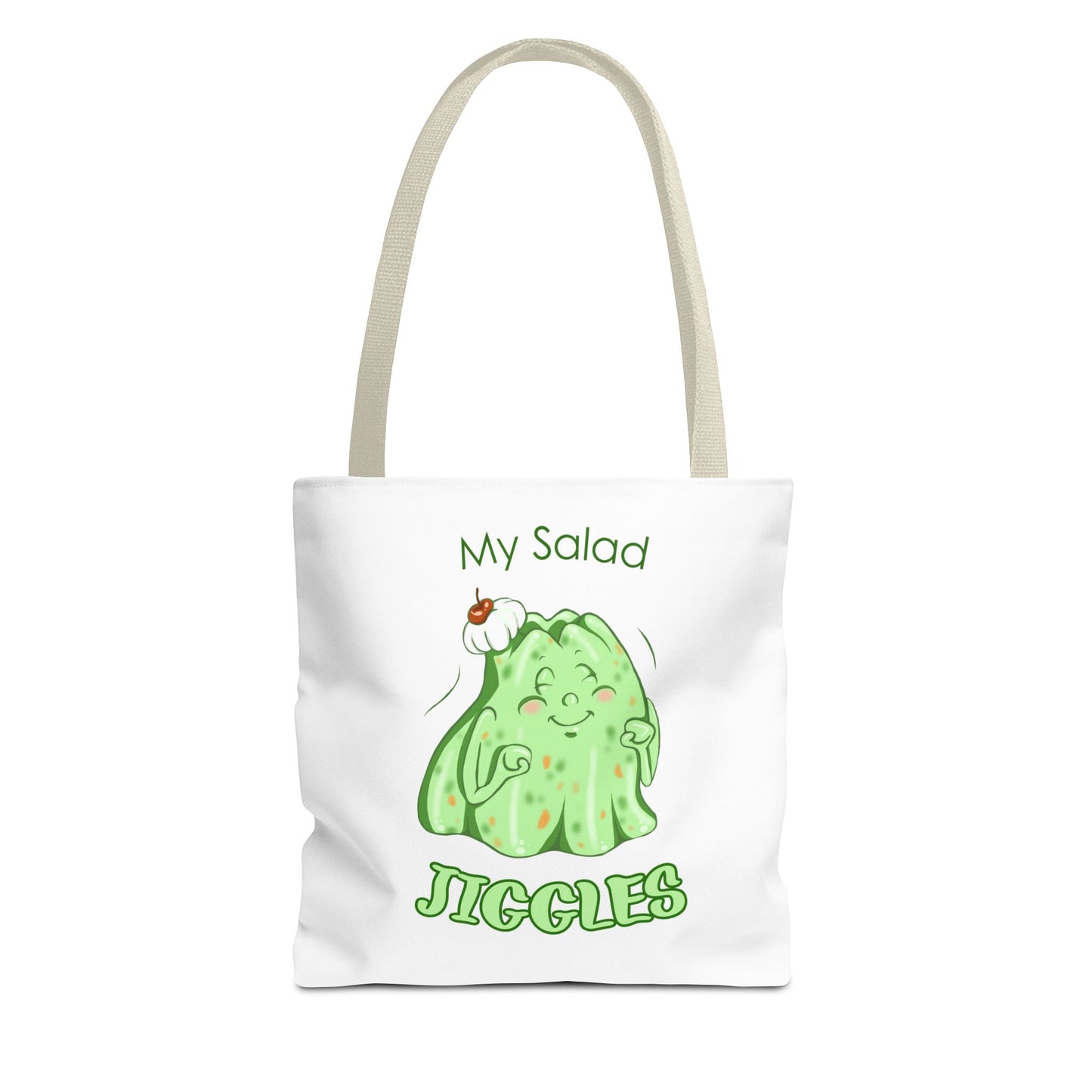 "My Salad Jiggles" Tote Bag