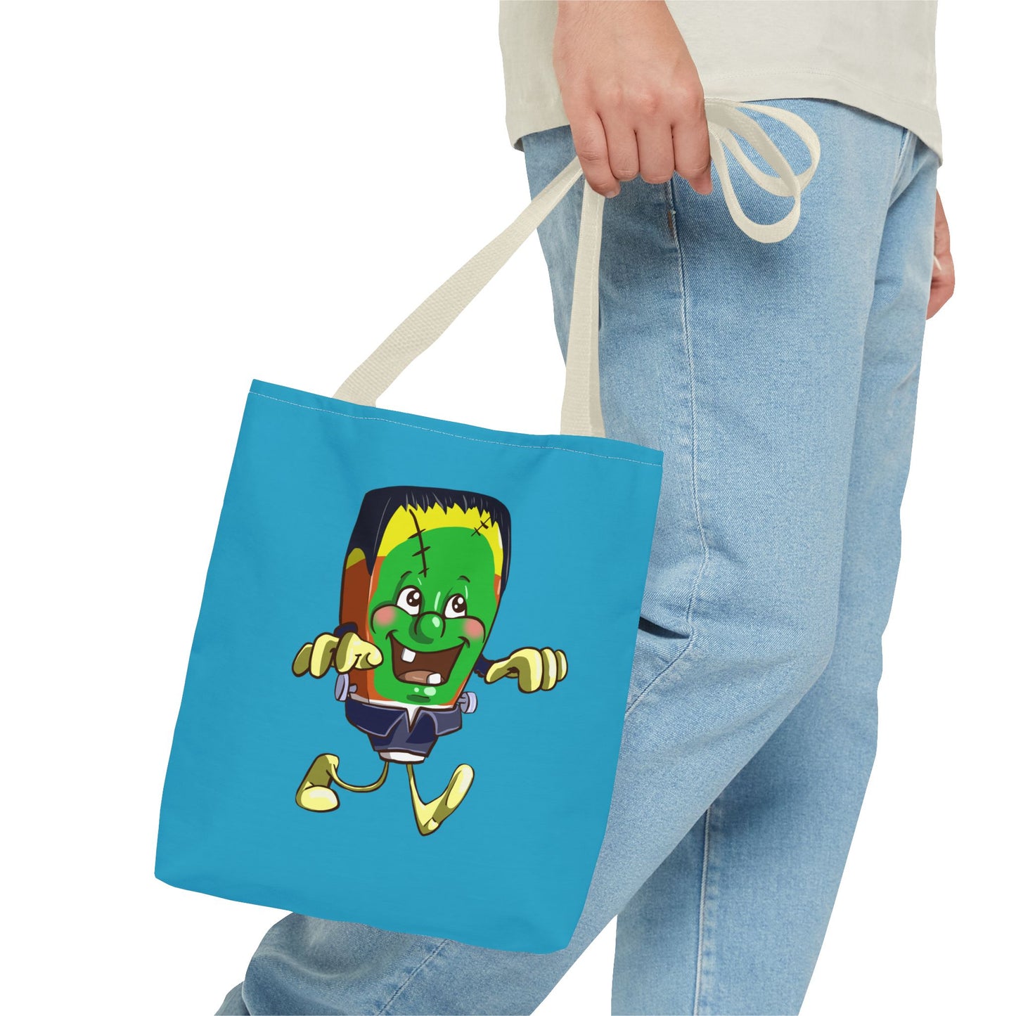 Frankenstein's Monster Candy Corn Tote