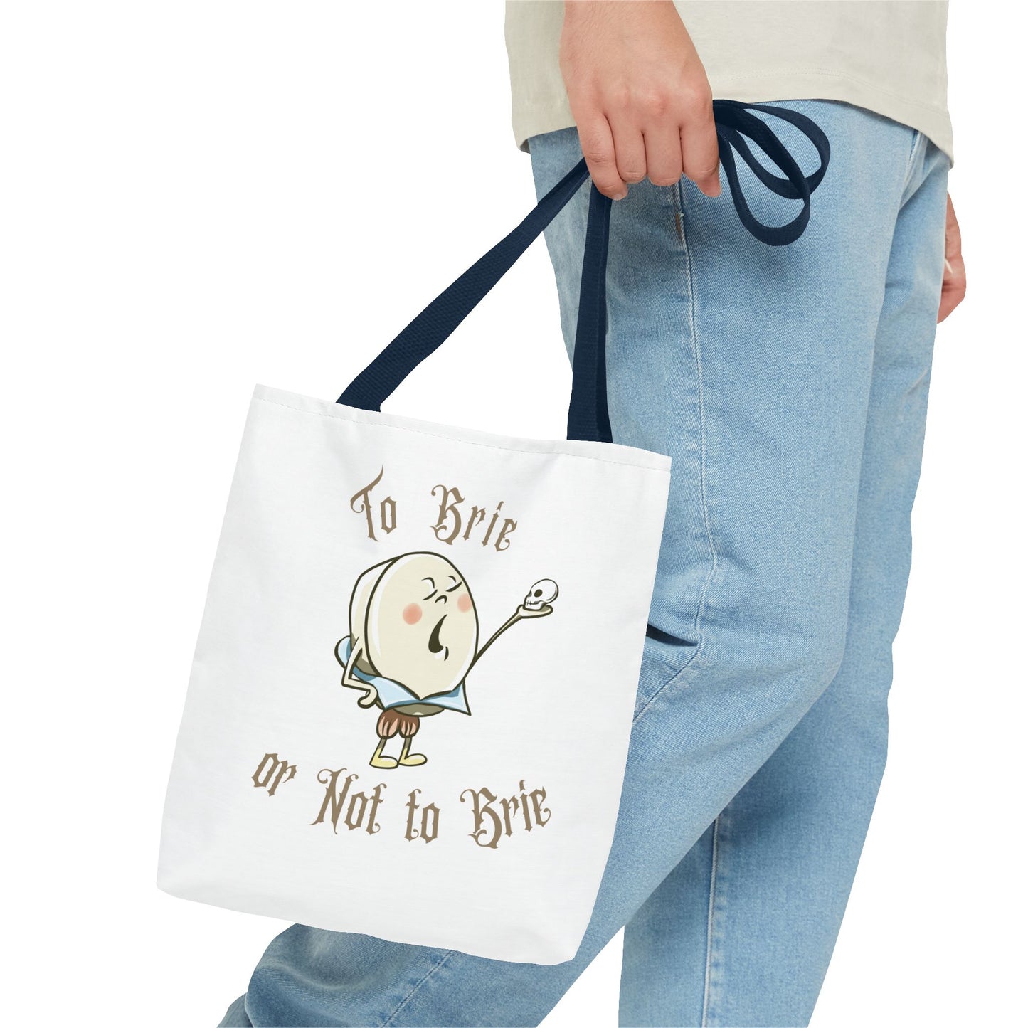 "To Brie or Not to Brie" Tote Bag
