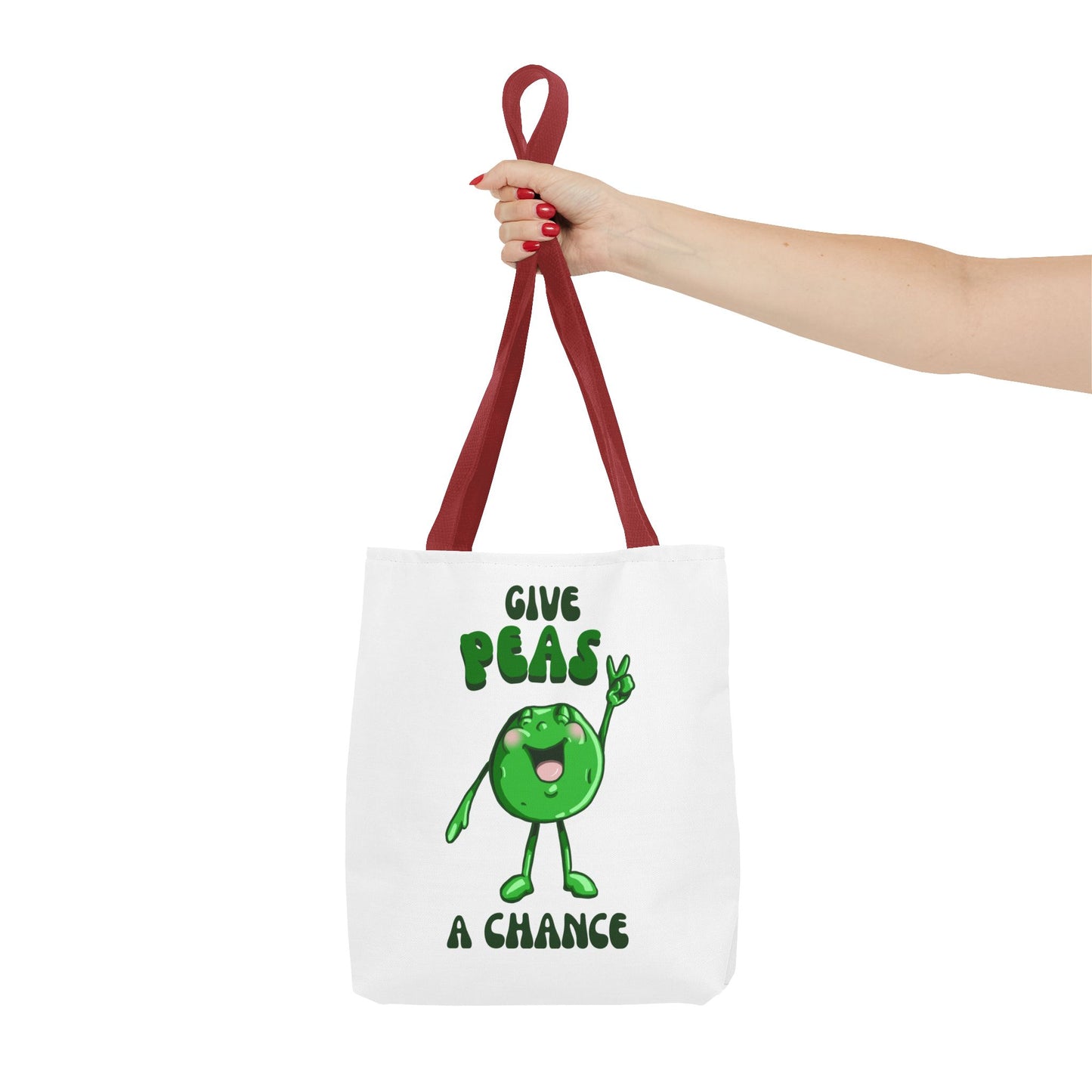 "Give Peas a Chance" Tote Bag