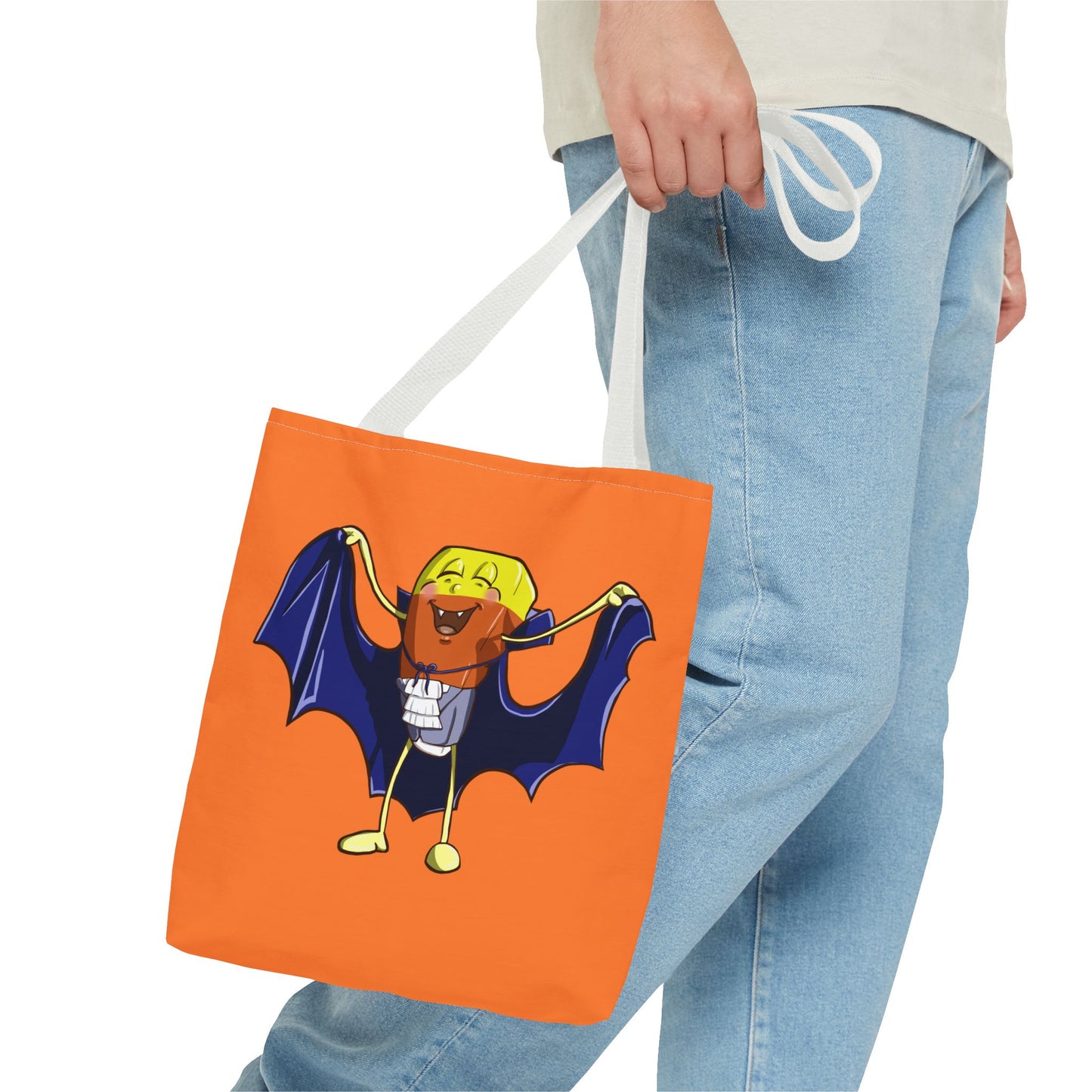 "Candy Corn Dracula" Tote Bag