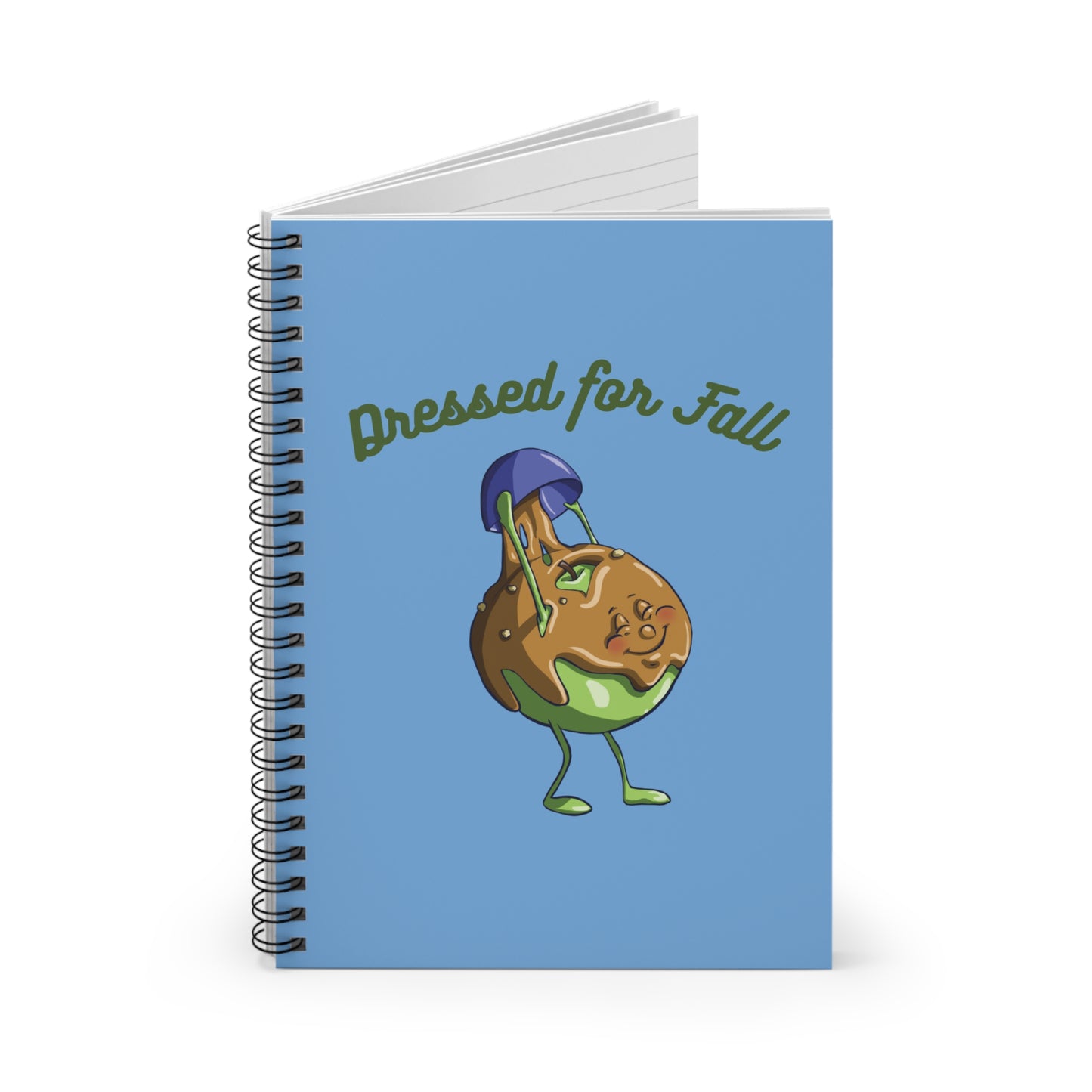 Dressed for Fall Spiral Journal