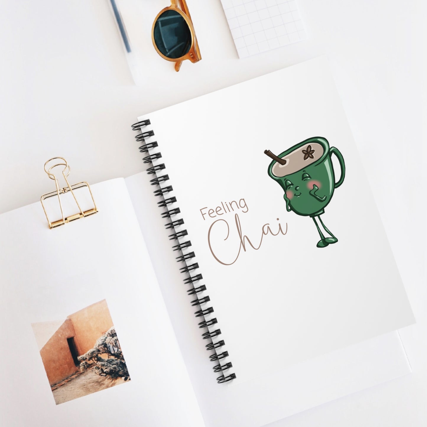 Feeling Chai Spiral Journal
