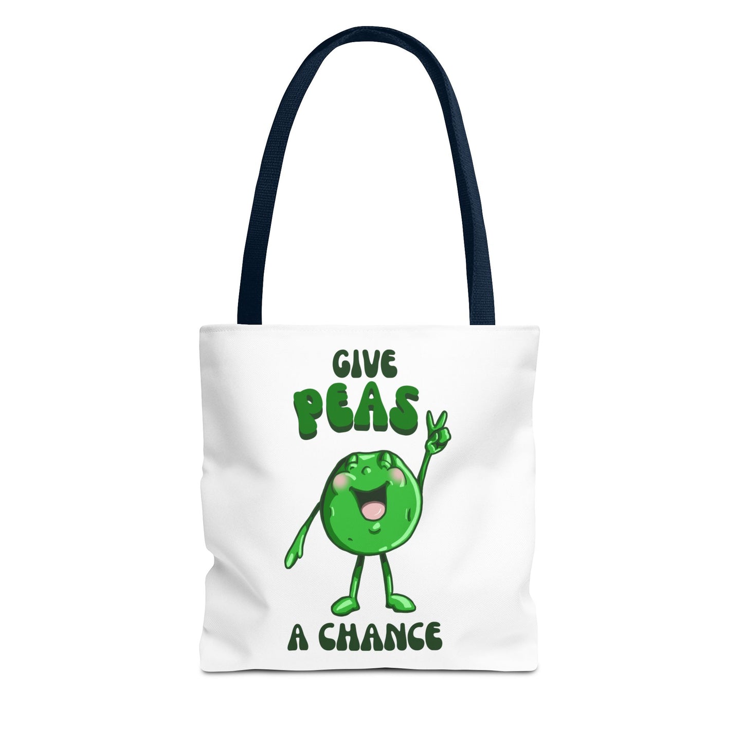 "Give Peas a Chance" Tote Bag