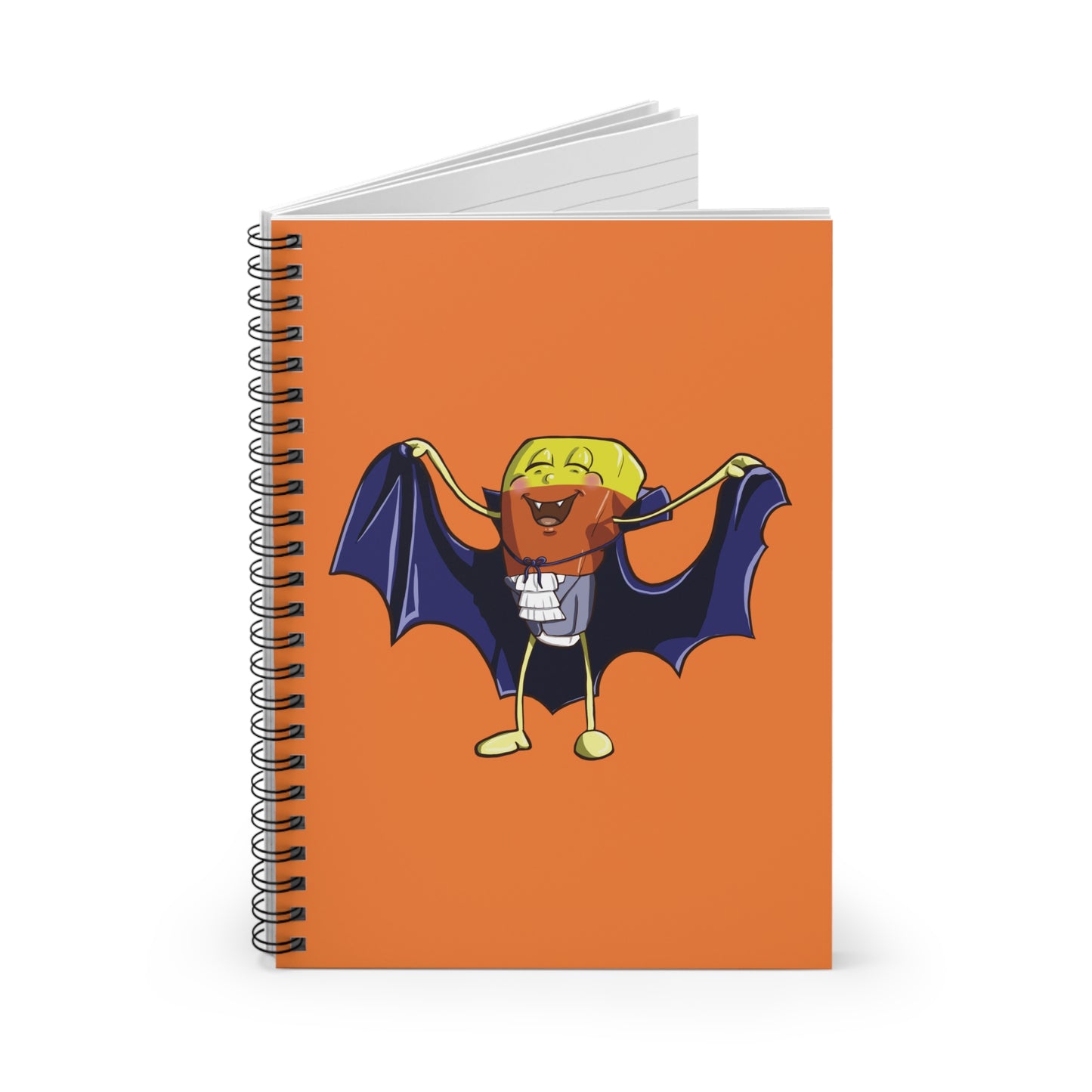 Candy Corn Dracula Spiral Journal