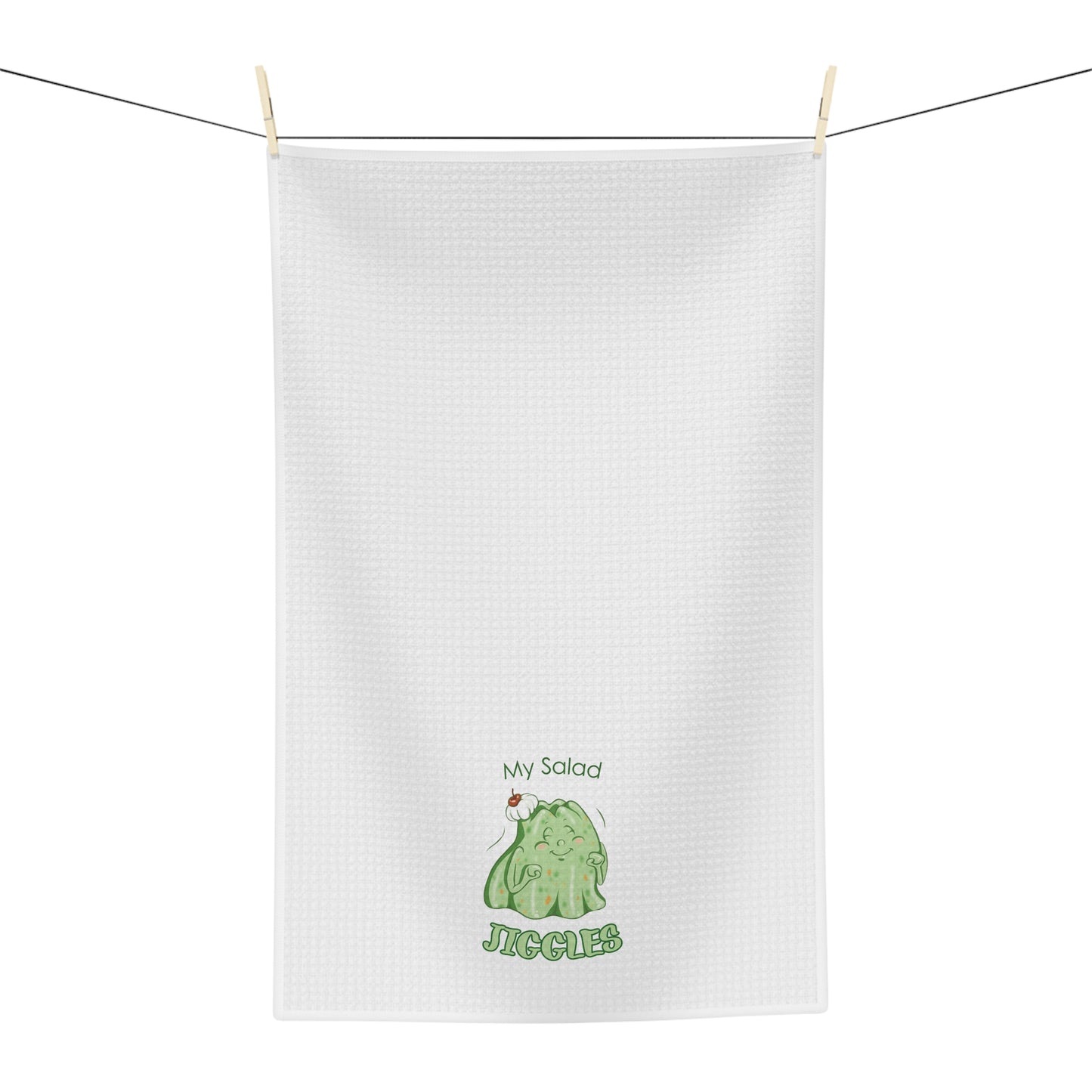 "My Salad Jiggles" Tea Towel