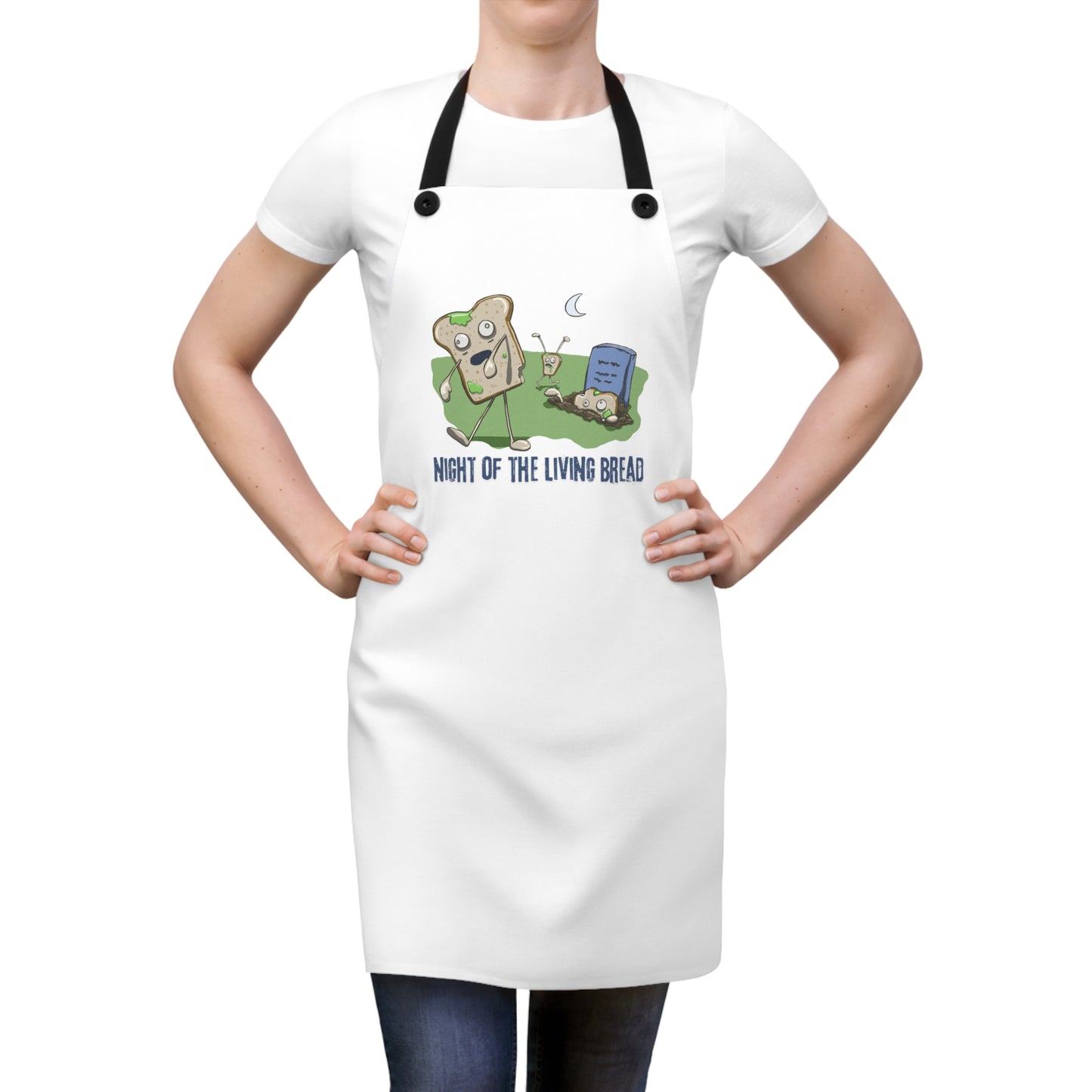 "Night of the Living Dead" Apron with Contrasting Straps