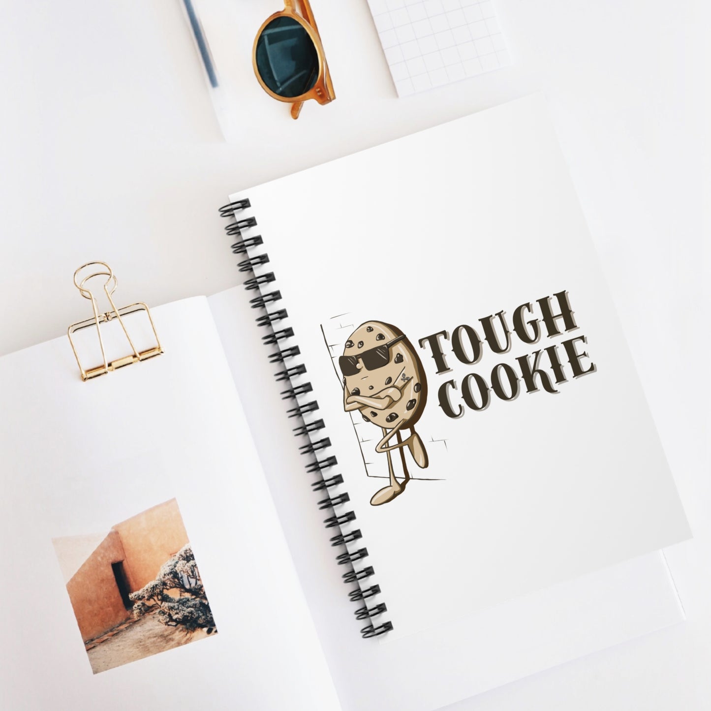 "Tough Cookie" Spiral Journal