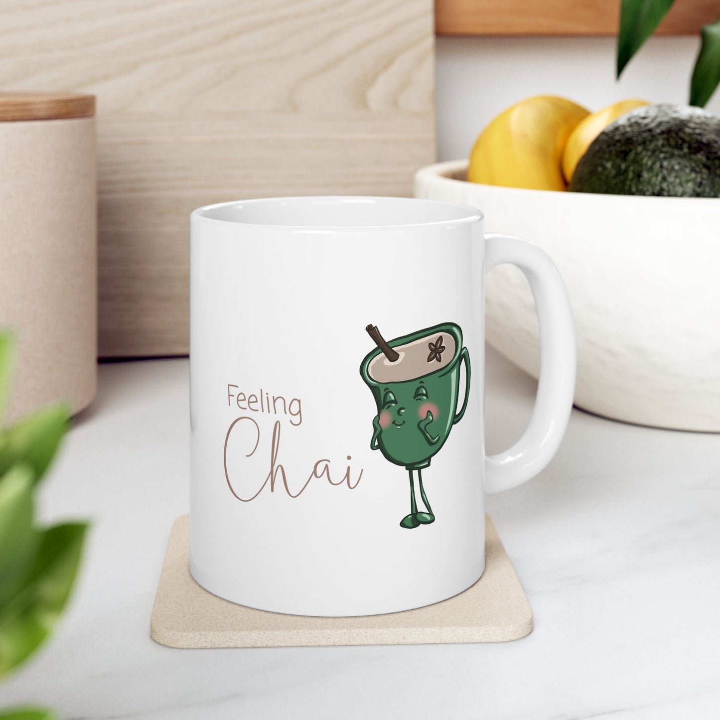 "Feeling Chai" Ceramic Mug