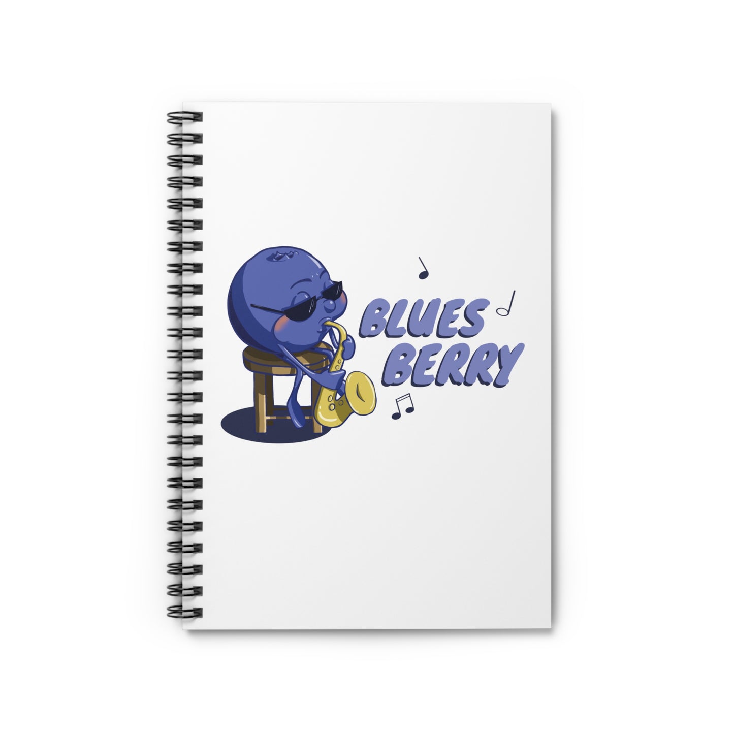 Blues Berry Spiral Journal