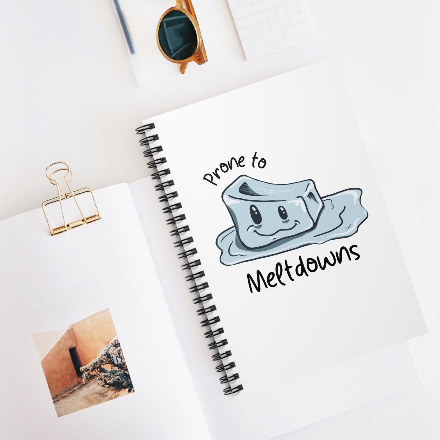 Prone to Meltdowns Spiral Journal