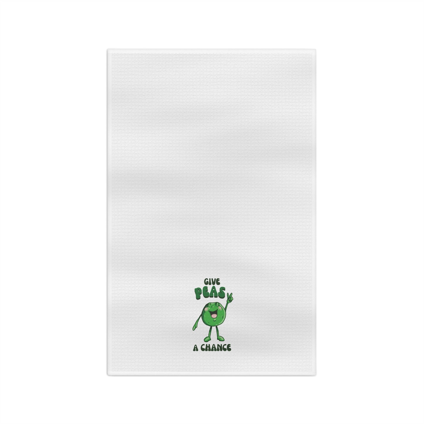 "Give Peas a Chance" Tea Towel
