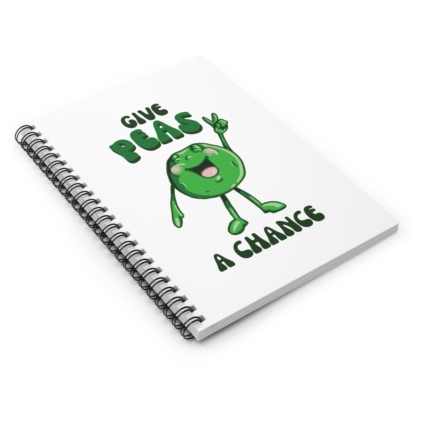 Give Peas a Chance Spiral Journal