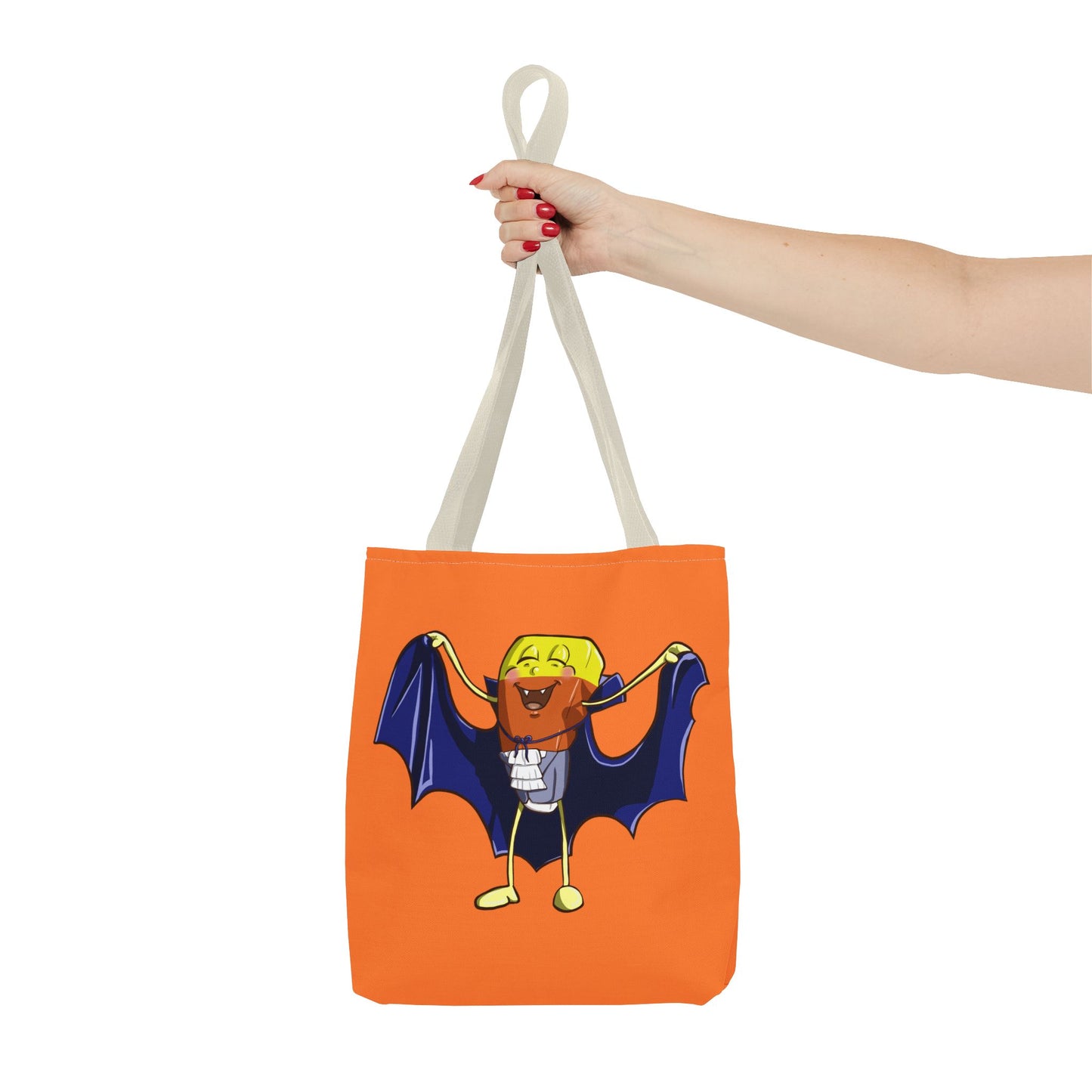 "Candy Corn Dracula" Tote Bag