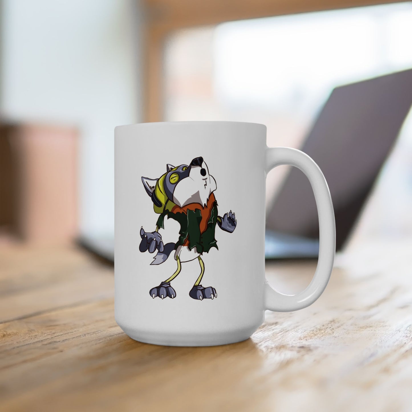 "Candy Corn Werewolf" Ceramic Mug