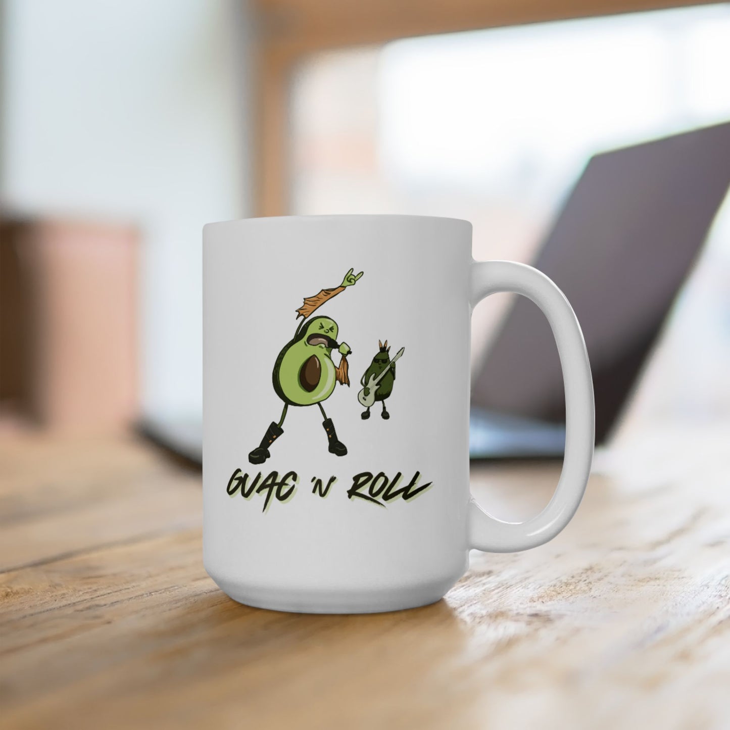 "Guac 'N' Roll" Ceramic Mug