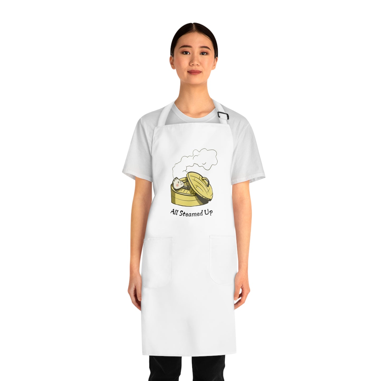 "All Steamed Up" Apron with Pockets