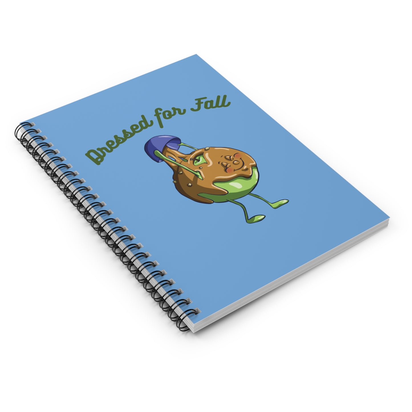 Dressed for Fall Spiral Journal