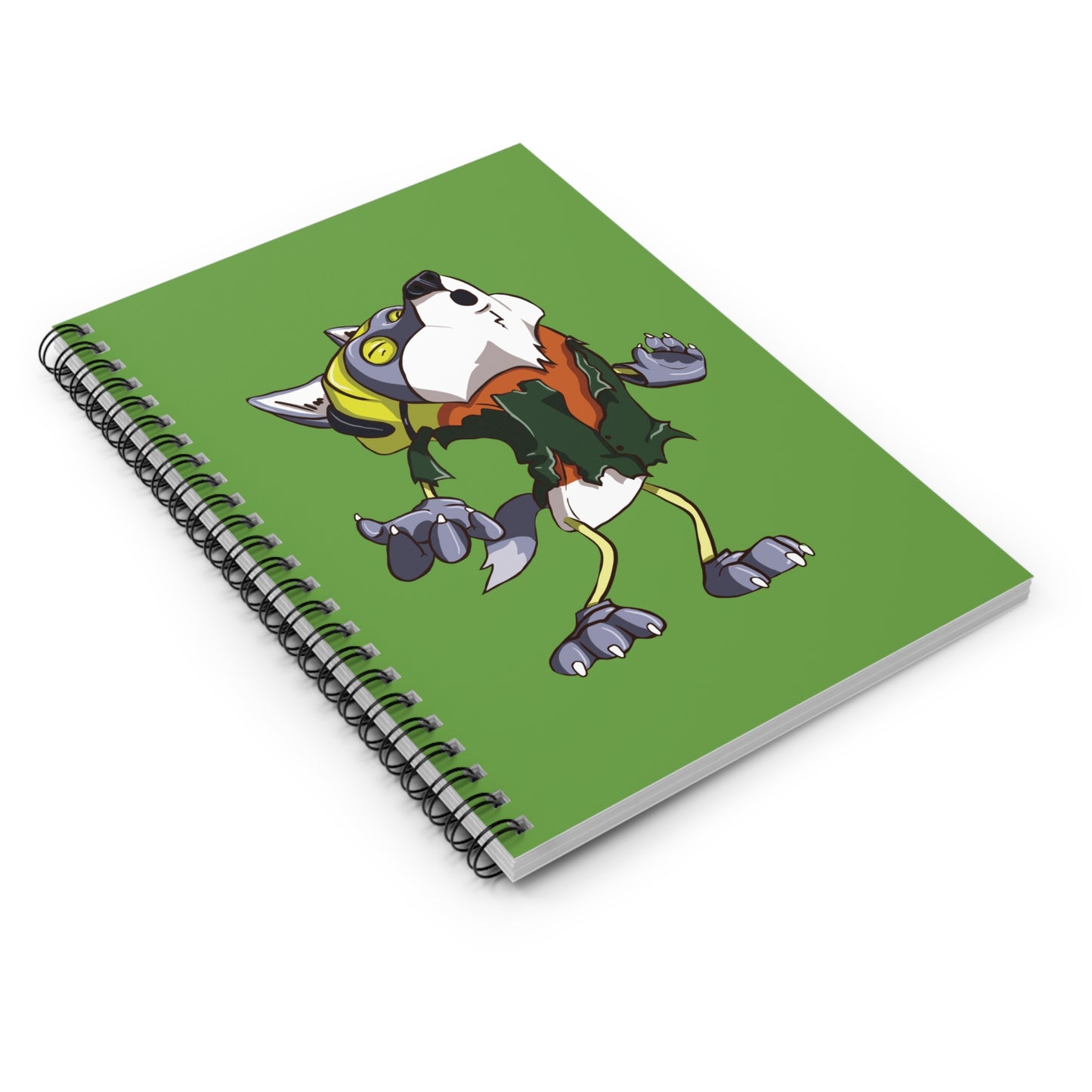 Candy Corn Werewolf Spiral Journal