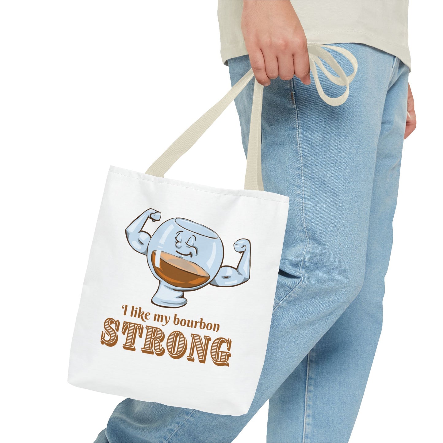 I Like My Bourbon Strong Tote Bag