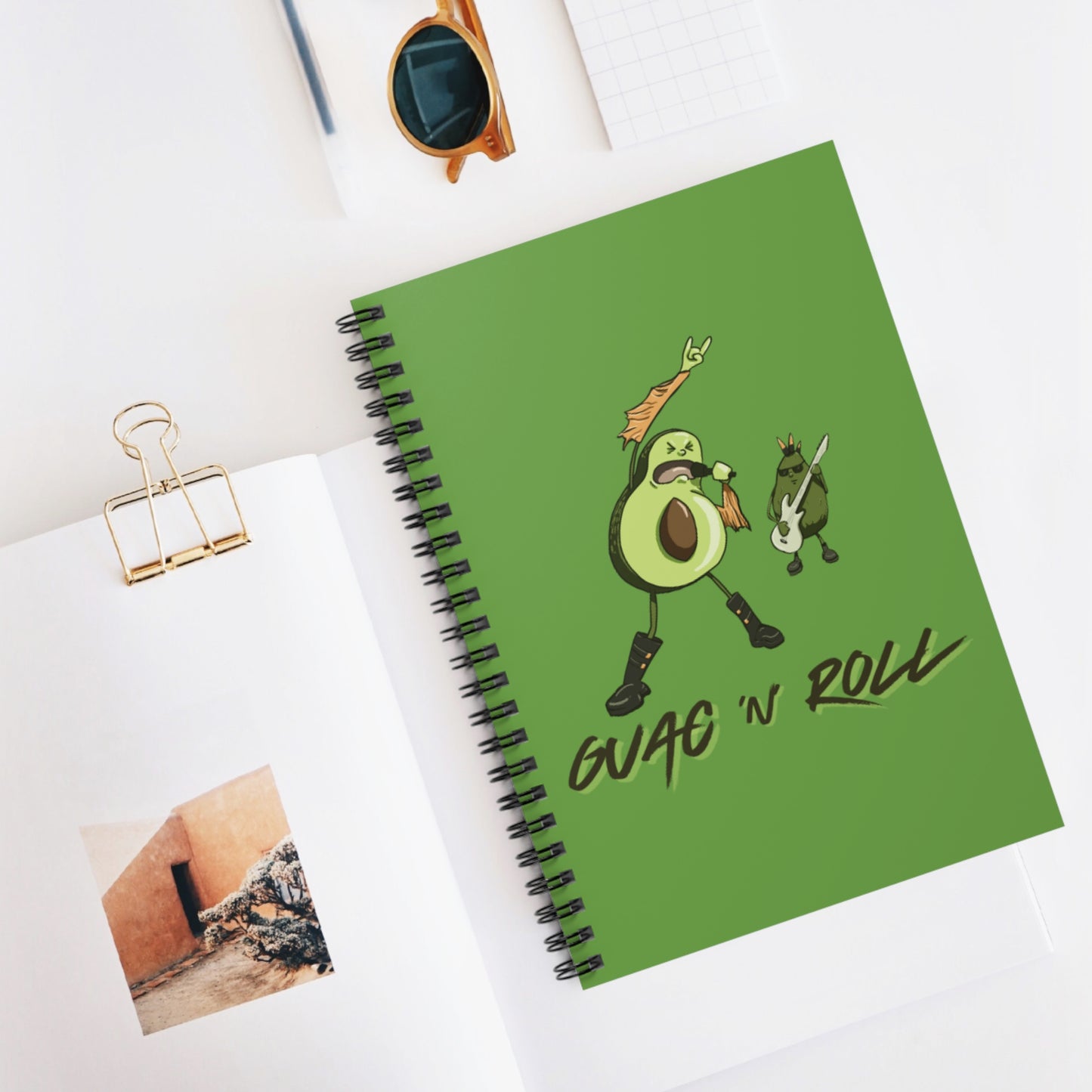 Guac N Roll Spiral Journal
