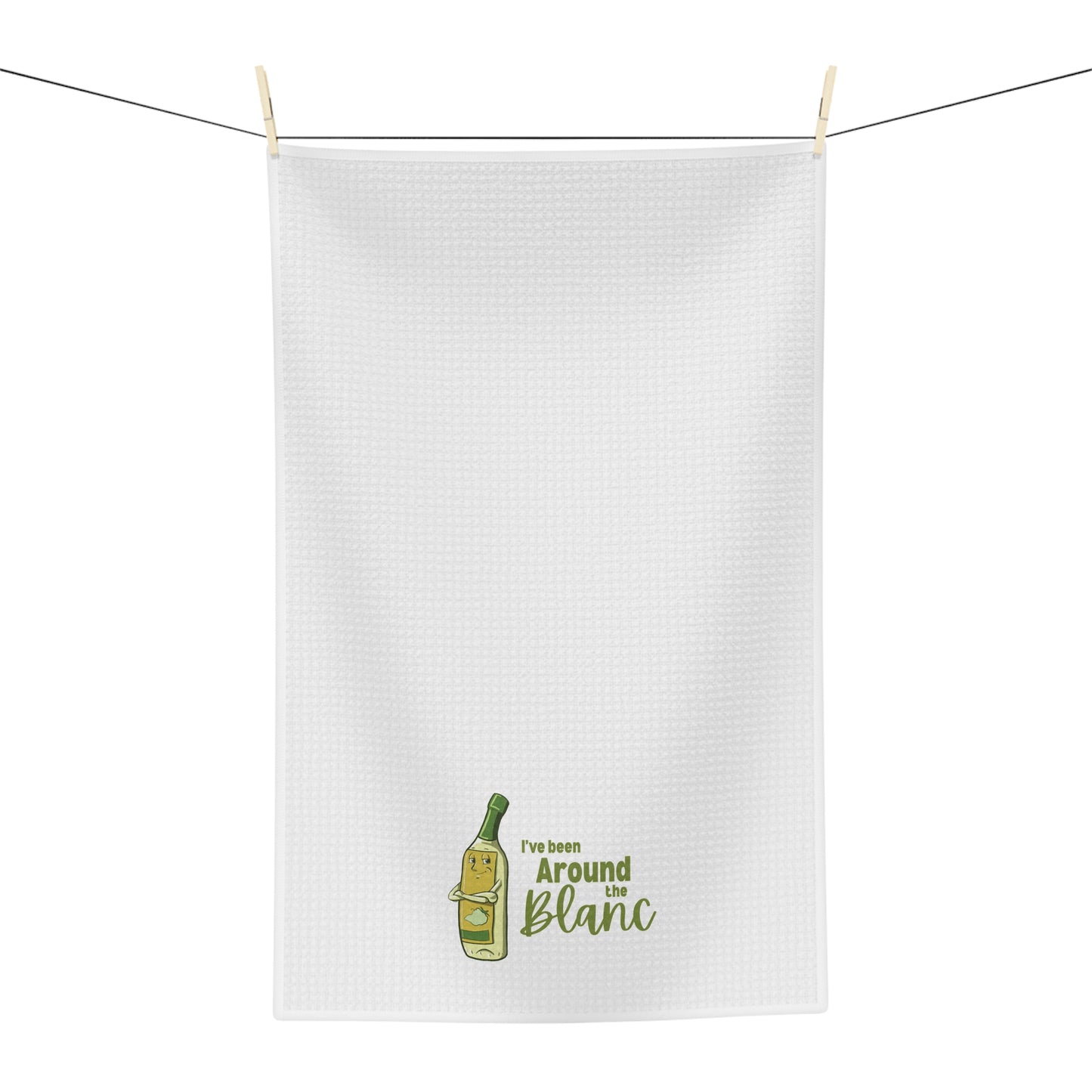 "I've Been Around the Blanc" Tea Towel