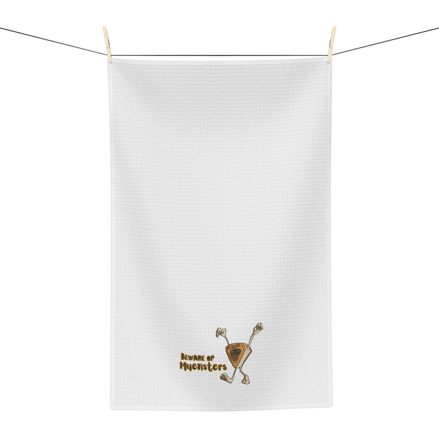 "Beware of Muensters" Tea Towel