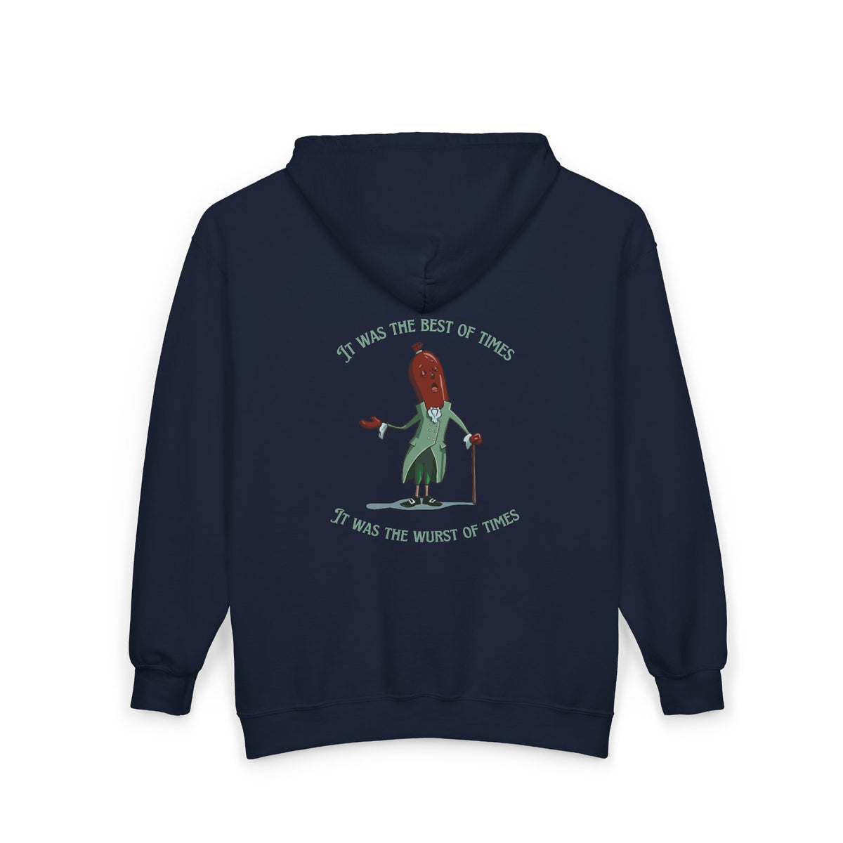 "It Was the Best of Times, It Was the Wurst of Times" Unisex Heavy Blend™ Full Zip Hooded Sweatshirt
