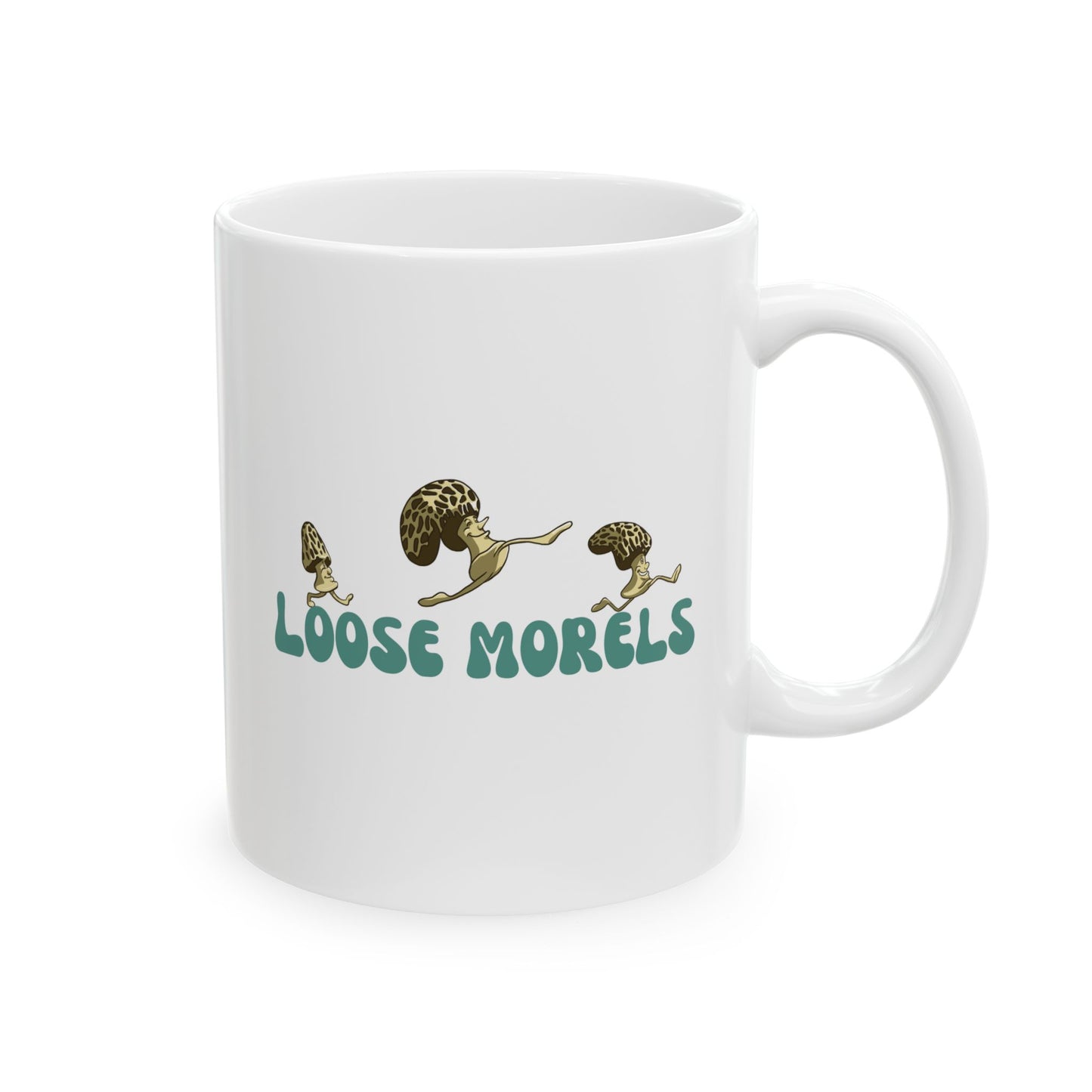 "Loose Morels" Ceramic Mug