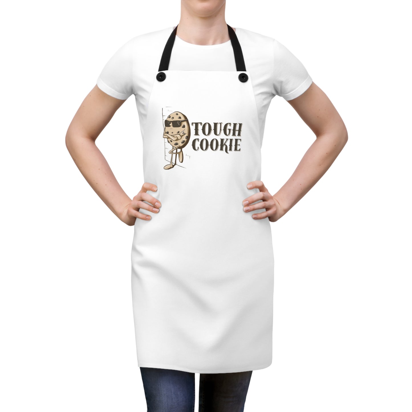 "Tough Cookie" Apron with Contrasting Straps