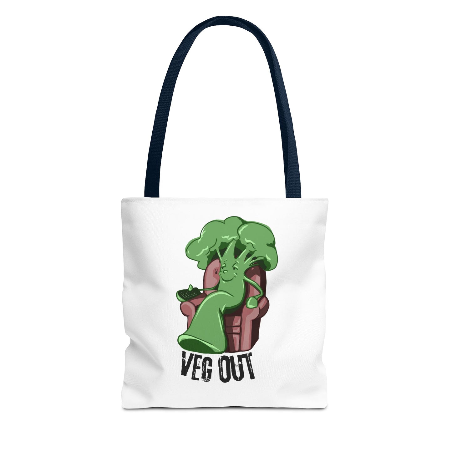 "Veg Out" Tote Bag - Fun Veggie Design for Plant Lovers