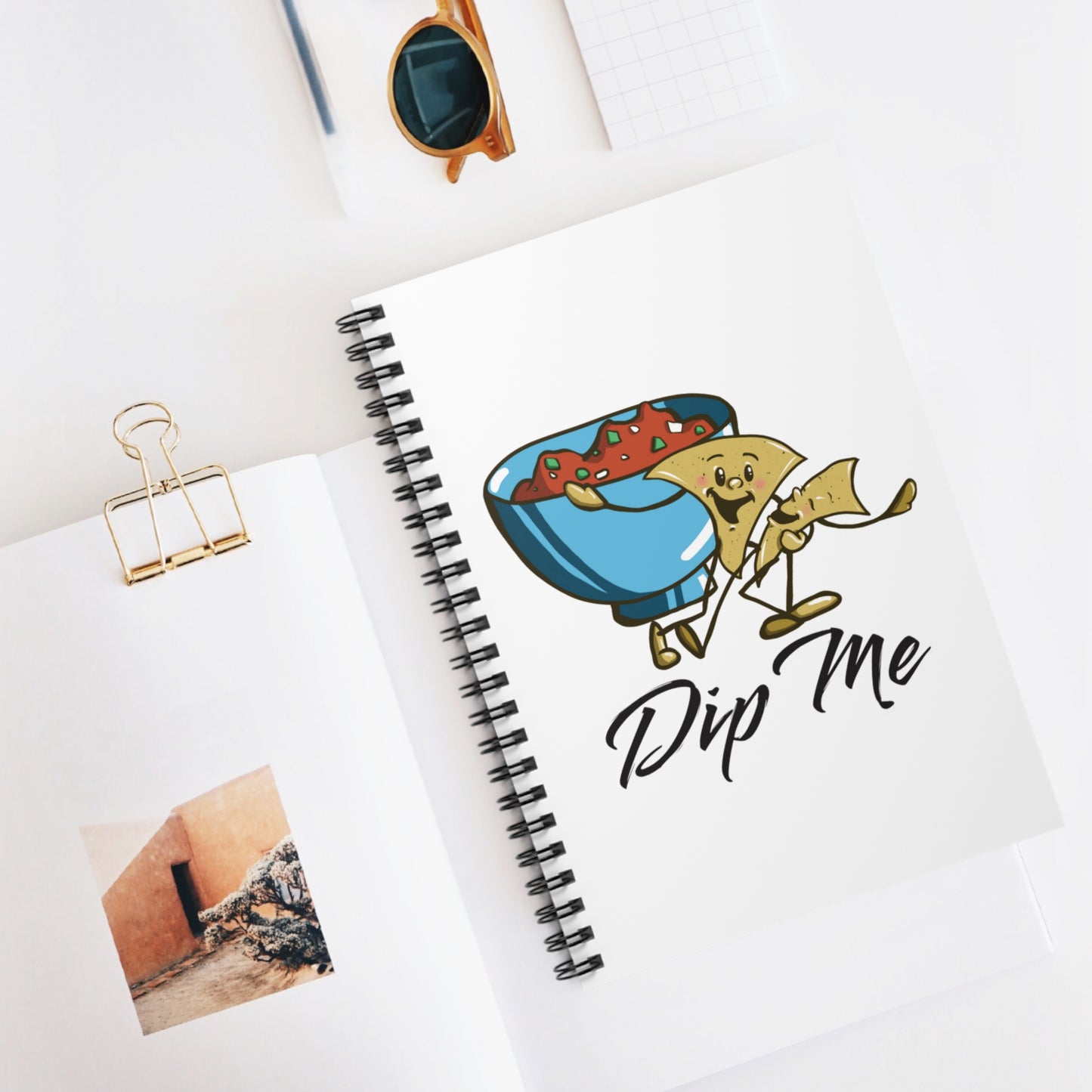 Dip Me Dancing Chips Spiral Journal