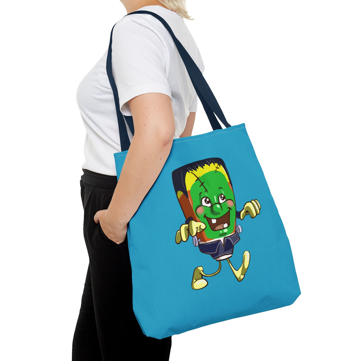 Frankenstein's Monster Candy Corn Tote