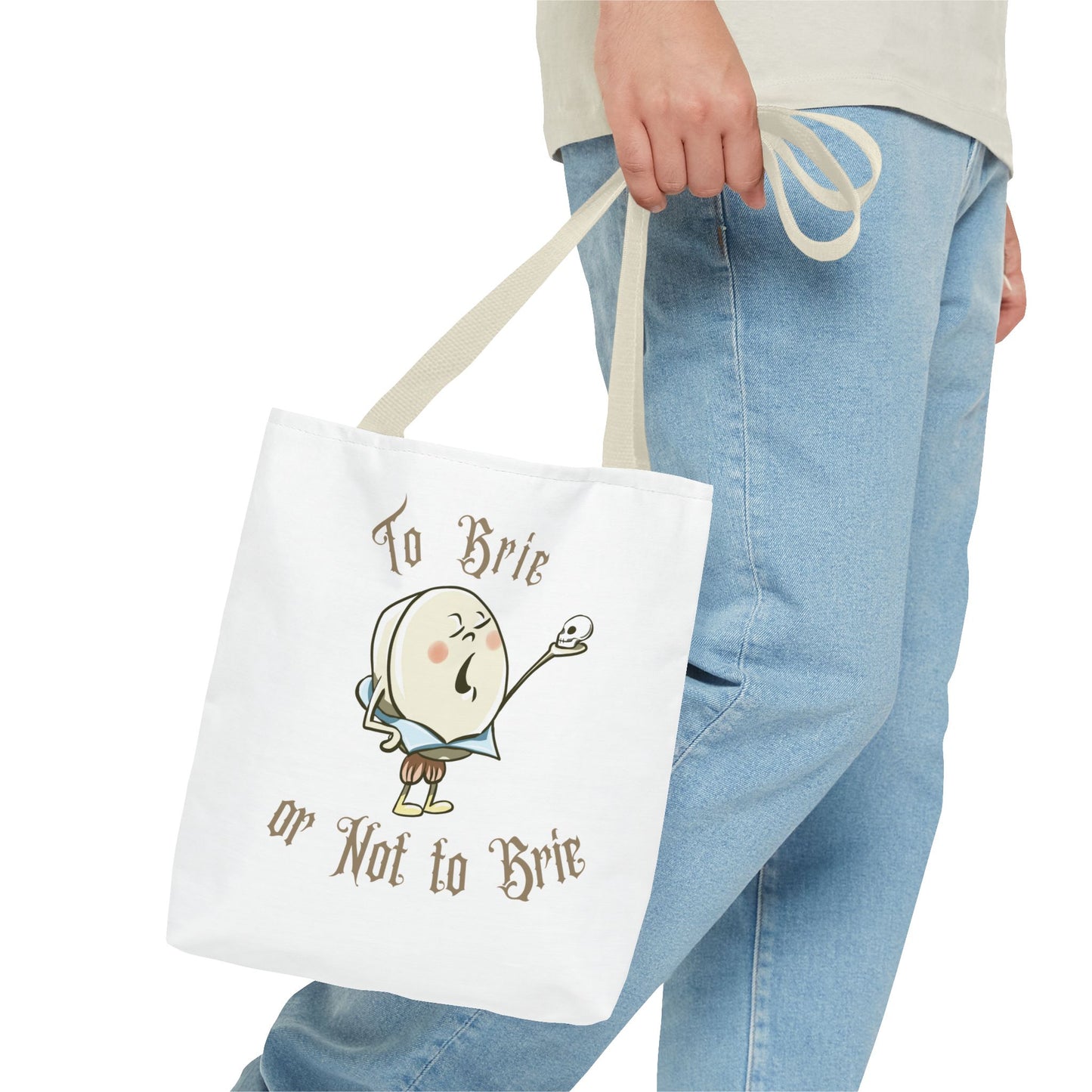 "To Brie or Not to Brie" Tote Bag
