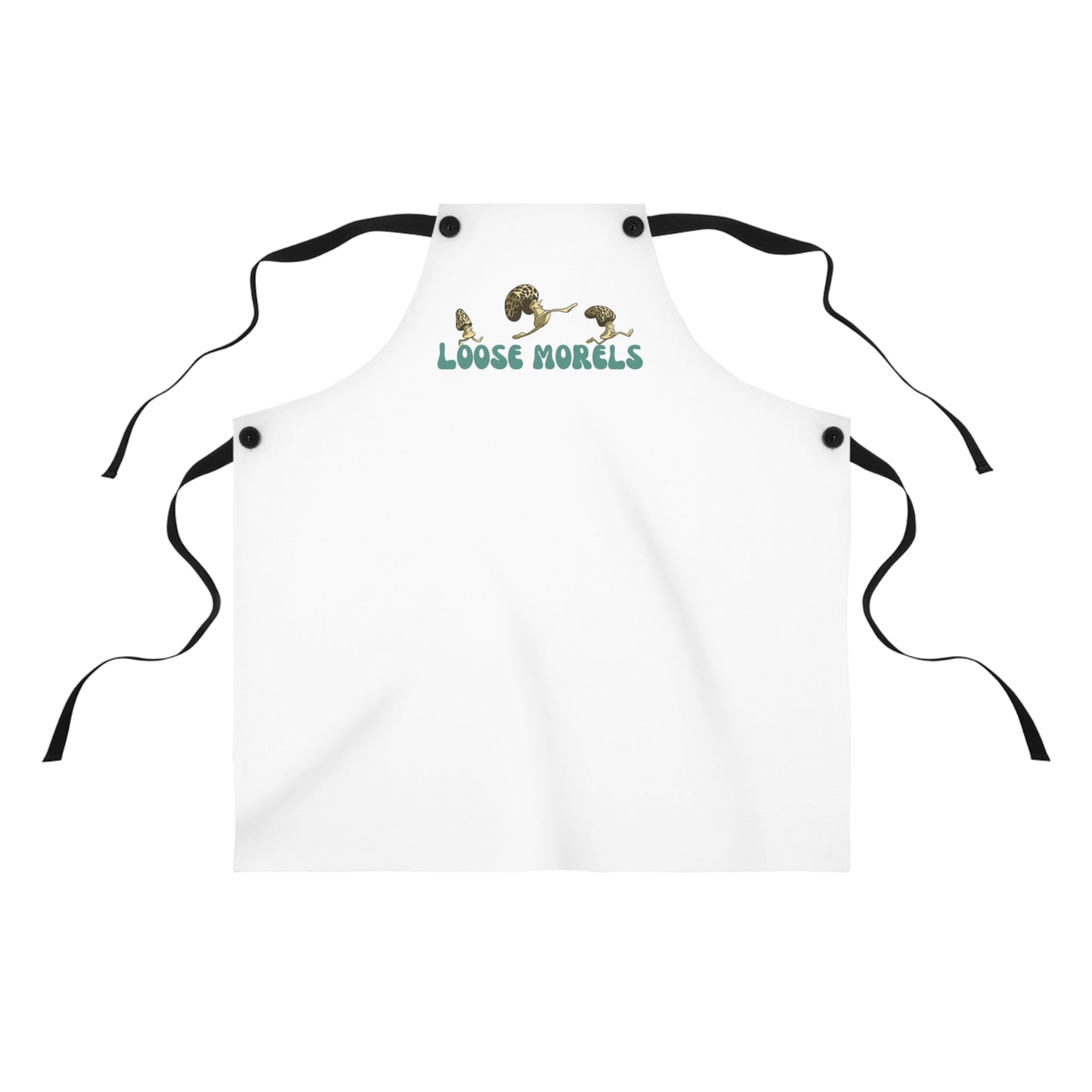 "Loose Morels" Apron with Contrasting Strap