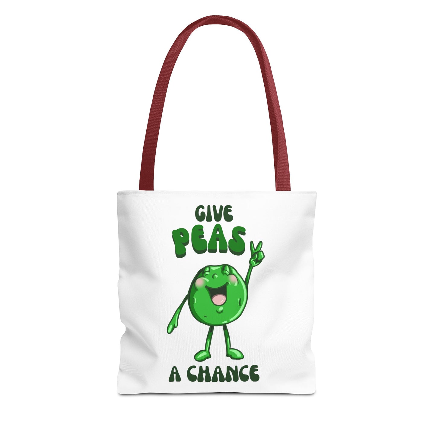 "Give Peas a Chance" Tote Bag