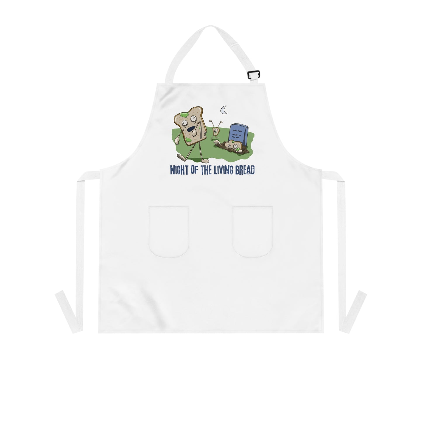 "Night of the Living Bread" Apron with Pockets