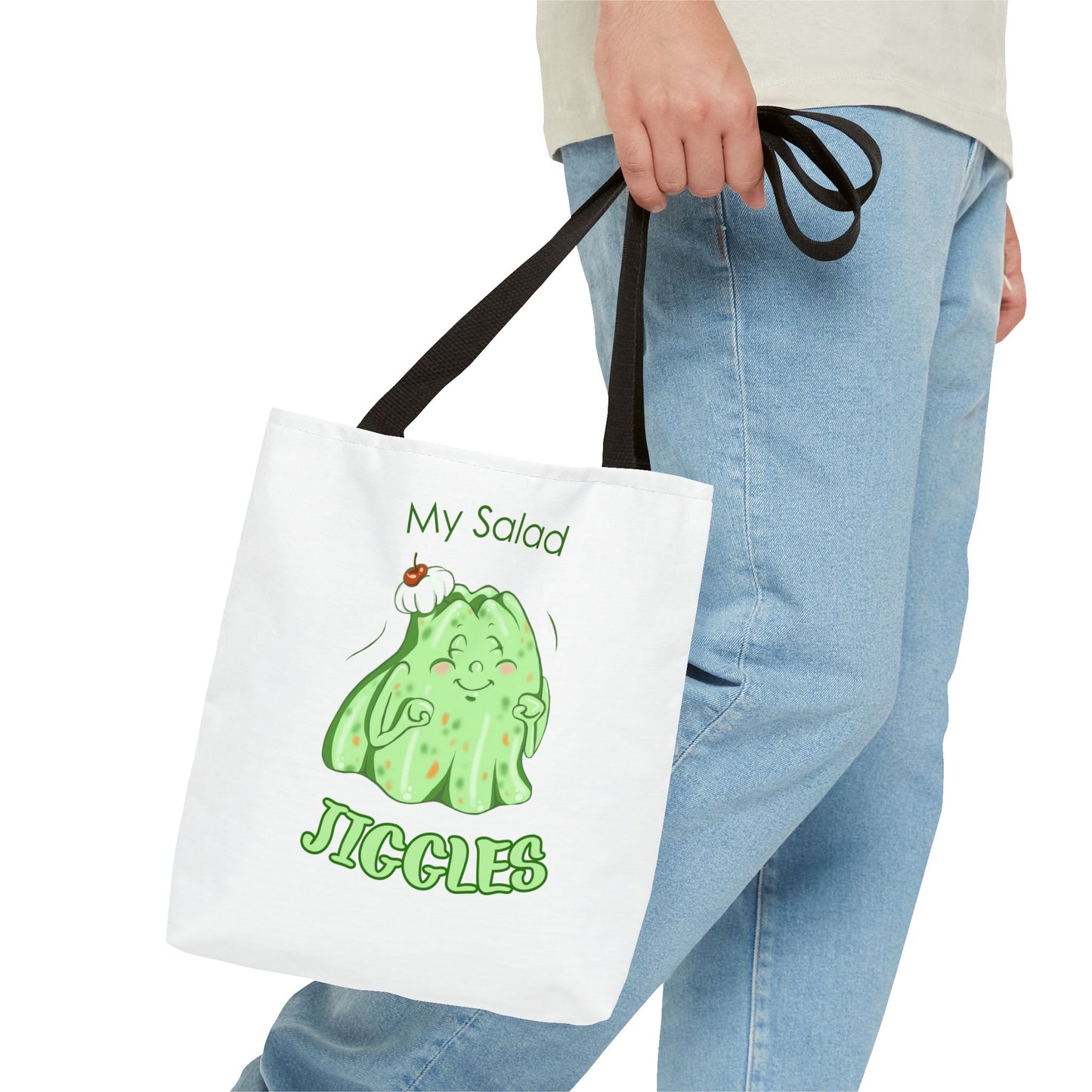 "My Salad Jiggles" Tote Bag
