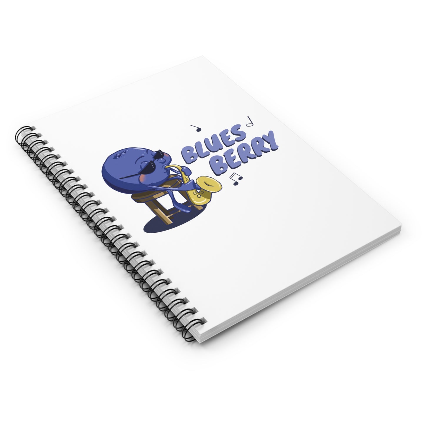 Blues Berry Spiral Journal