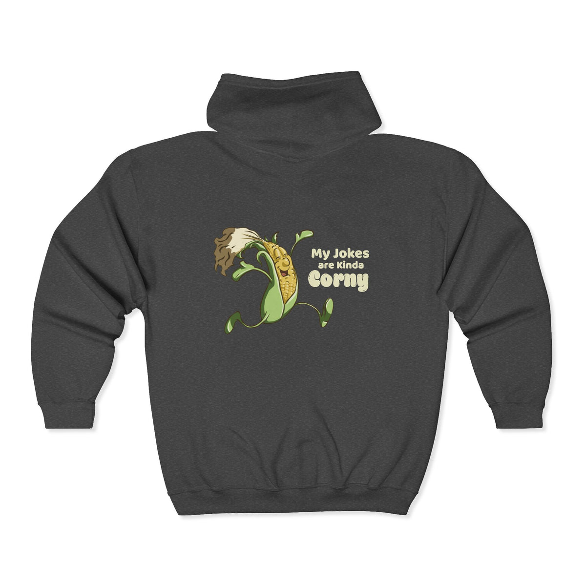 "My Jokes are Kinda Corny" Unisex Heavy Blend™ Full Zip Hooded Sweatshirt