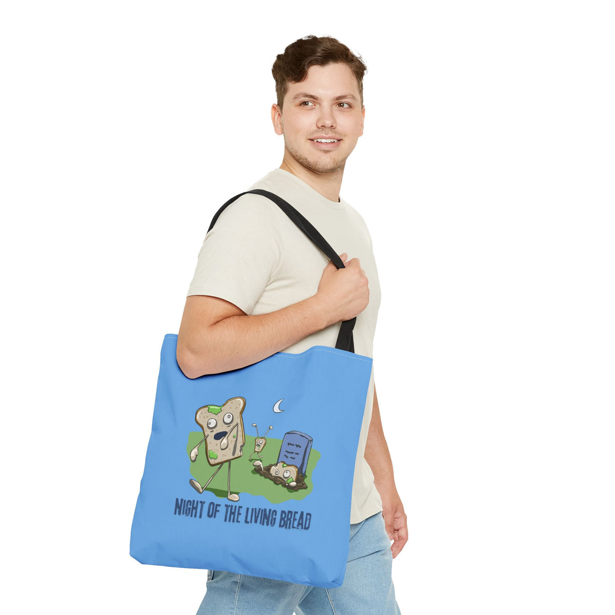 "Night of the Living Bread" Tote Bag