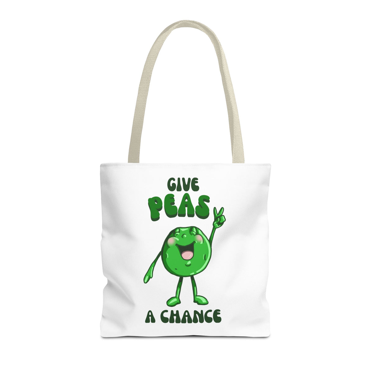 "Give Peas a Chance" Tote Bag