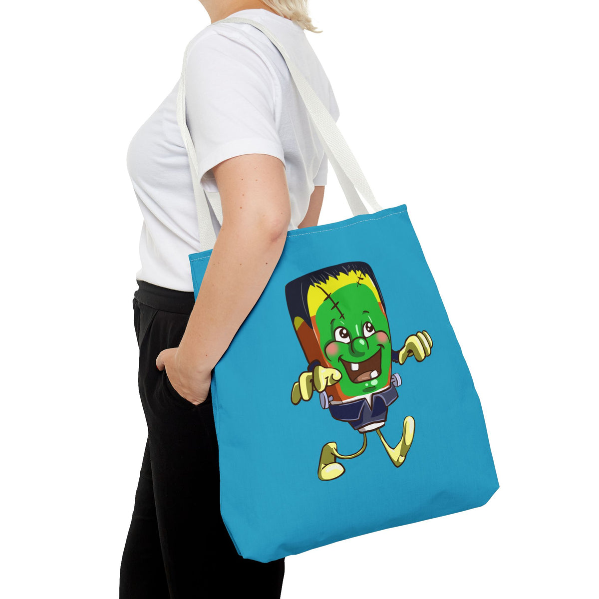 Frankenstein's Monster Candy Corn Tote