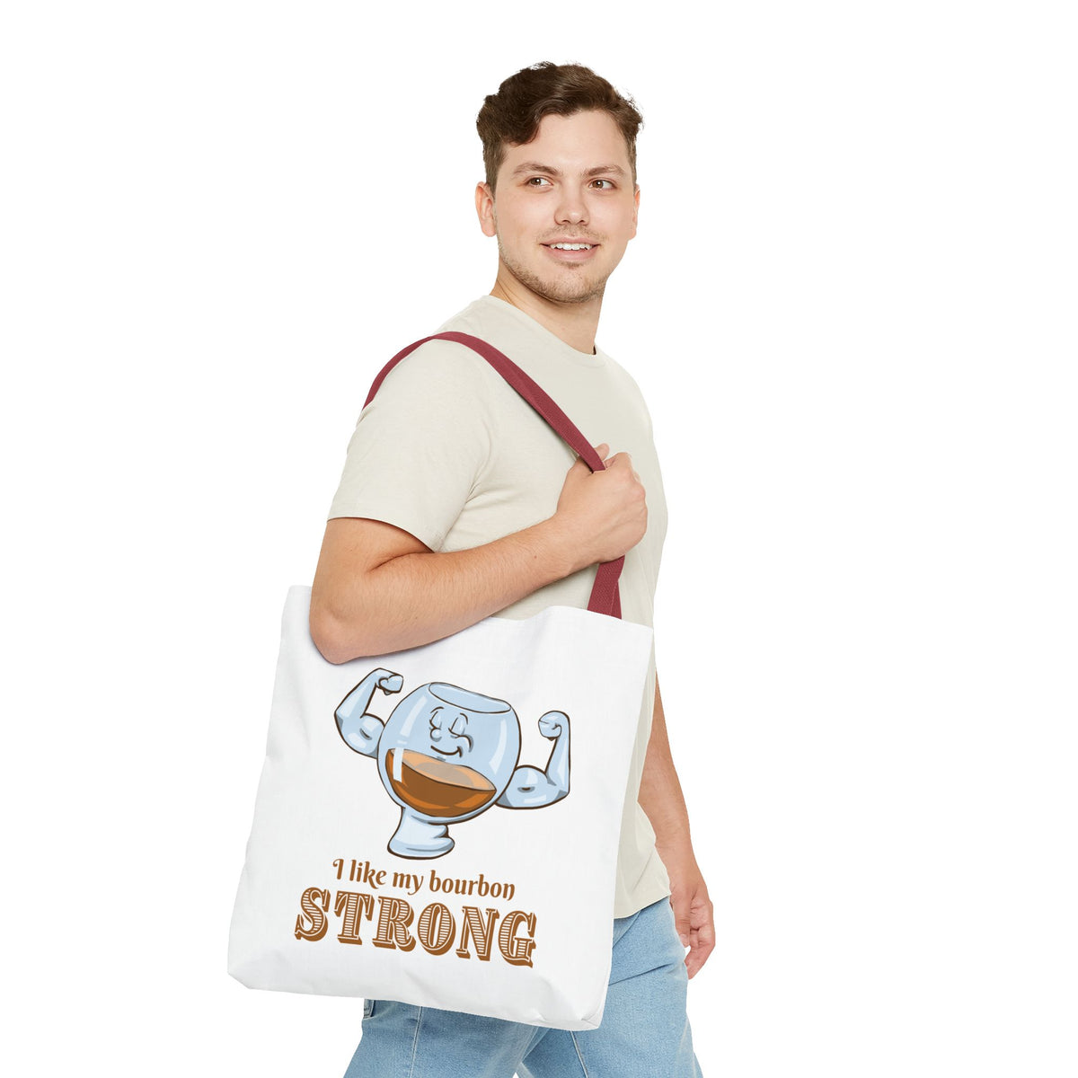 I Like My Bourbon Strong Tote Bag