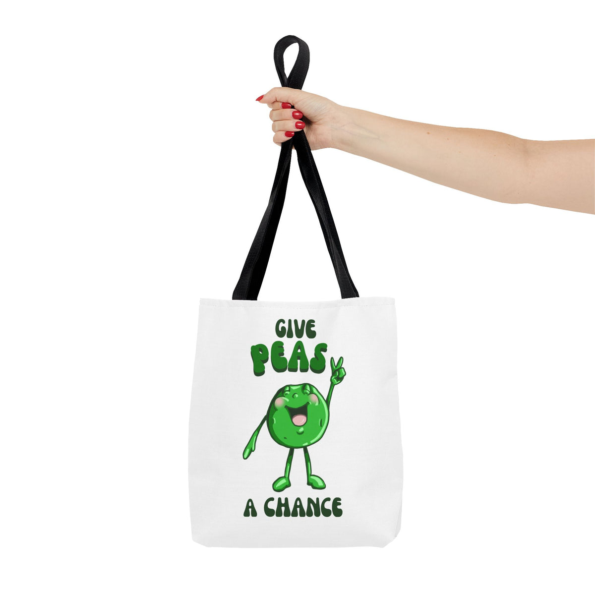 "Give Peas a Chance" Tote Bag