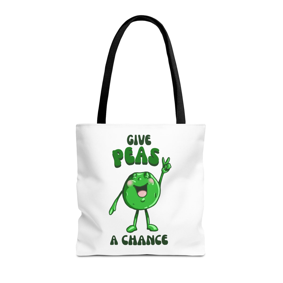 "Give Peas a Chance" Tote Bag