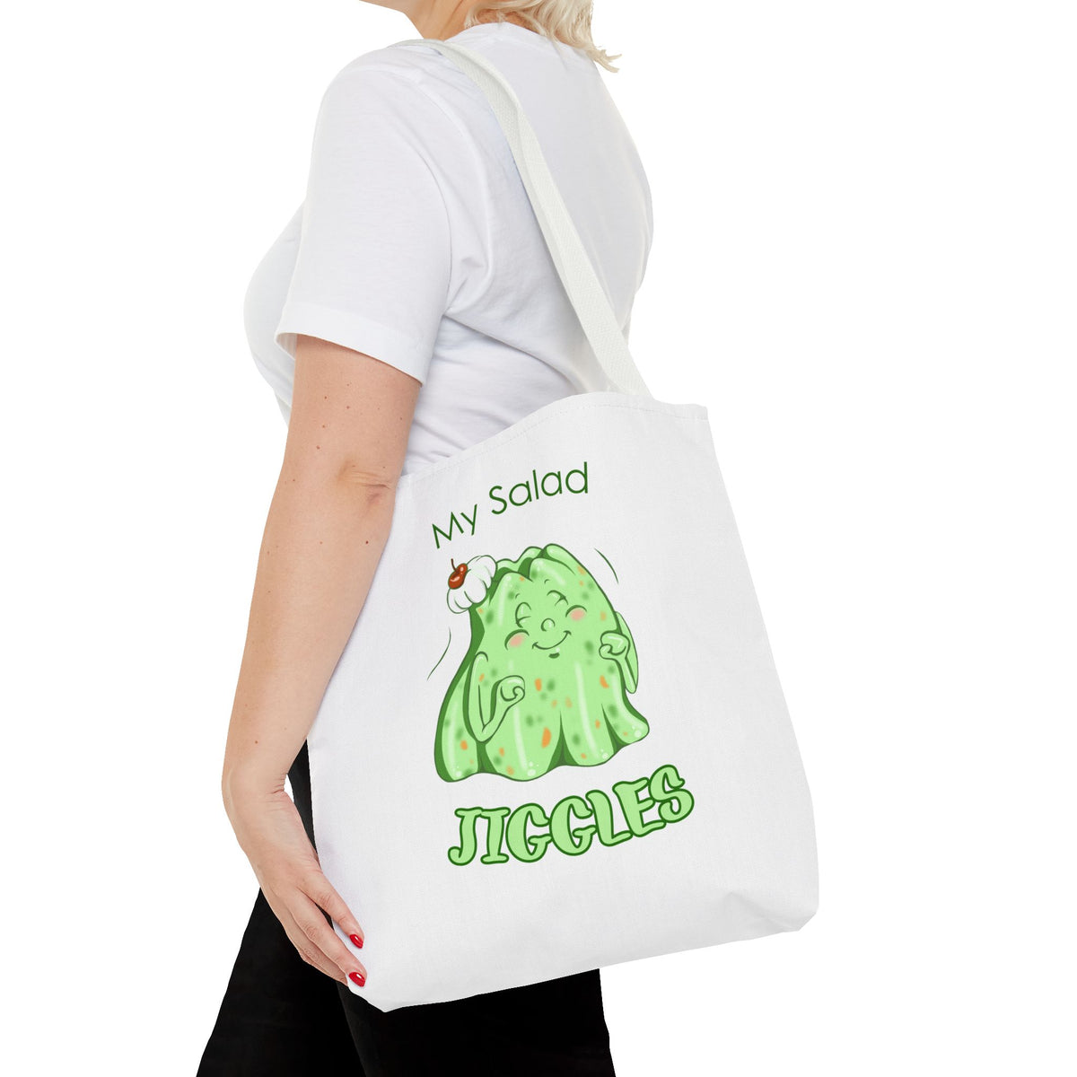 "My Salad Jiggles" Tote Bag