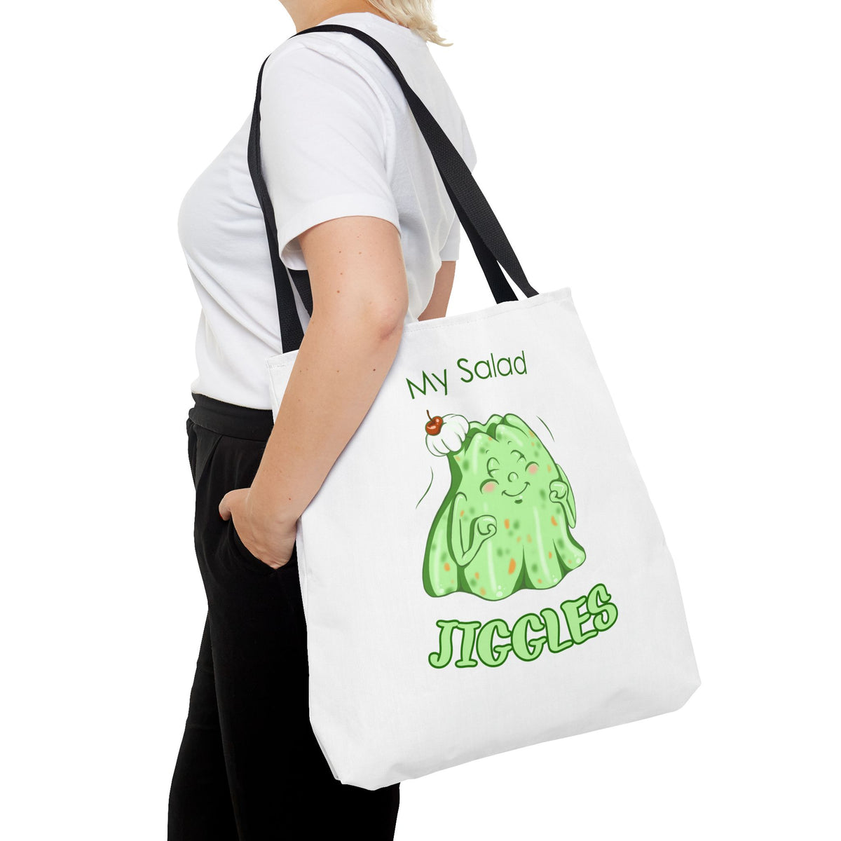 "My Salad Jiggles" Tote Bag