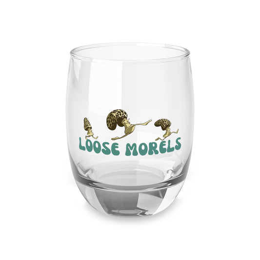 Loose Morels Whiskey Glass