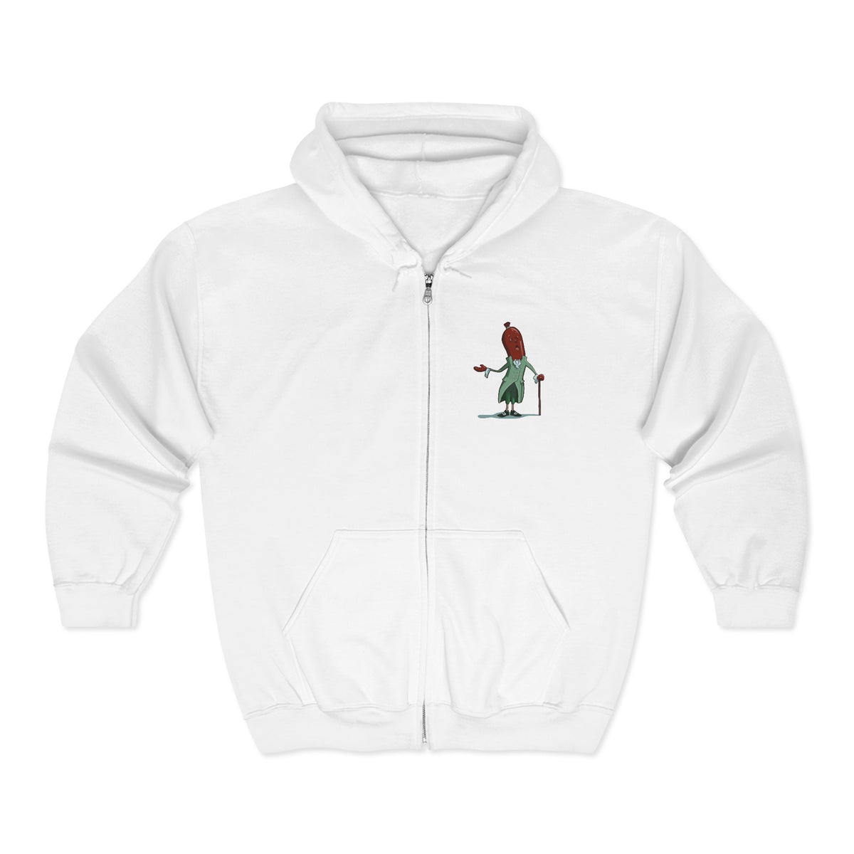 "It Was the Best of Times, It Was the Wurst of Times" Unisex Heavy Blend™ Full Zip Hooded Sweatshirt